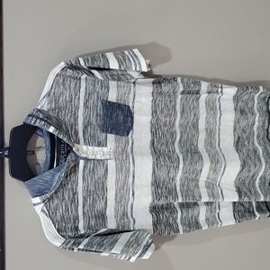 Mens Small Short Sleeve Henley/hoodie